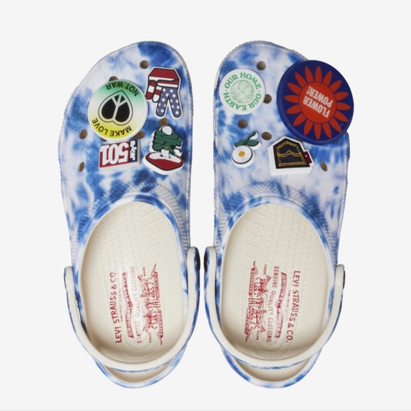 Crocs Levi's x Classic Clog 'Tie-Dye' new - Picture 6 of 6